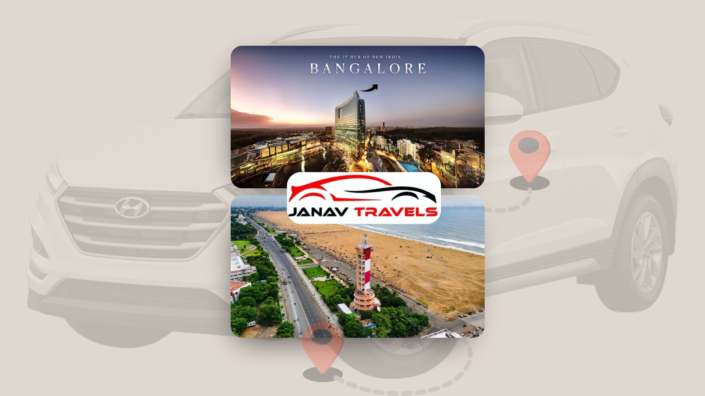 One Way Drop Taxi from Bangalore to Chennai