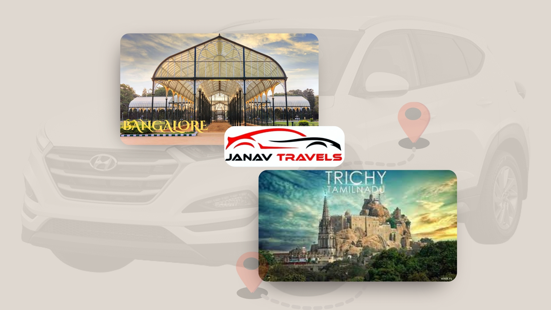 One Way Drop Taxi from Bangalore to Trichy