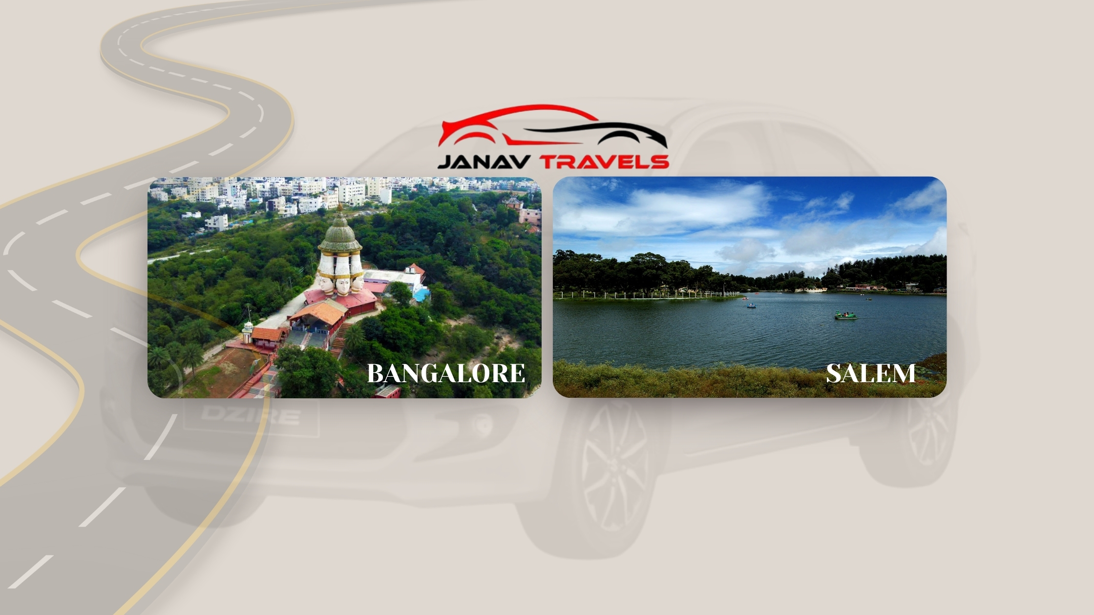 One Way Drop Taxi from Bangalore to Salem